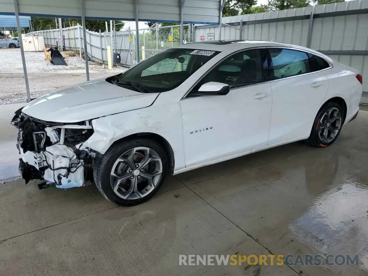 1 Photograph of a damaged car 1G1ZD5ST7PF186037 CHEVROLET MALIBU 2023