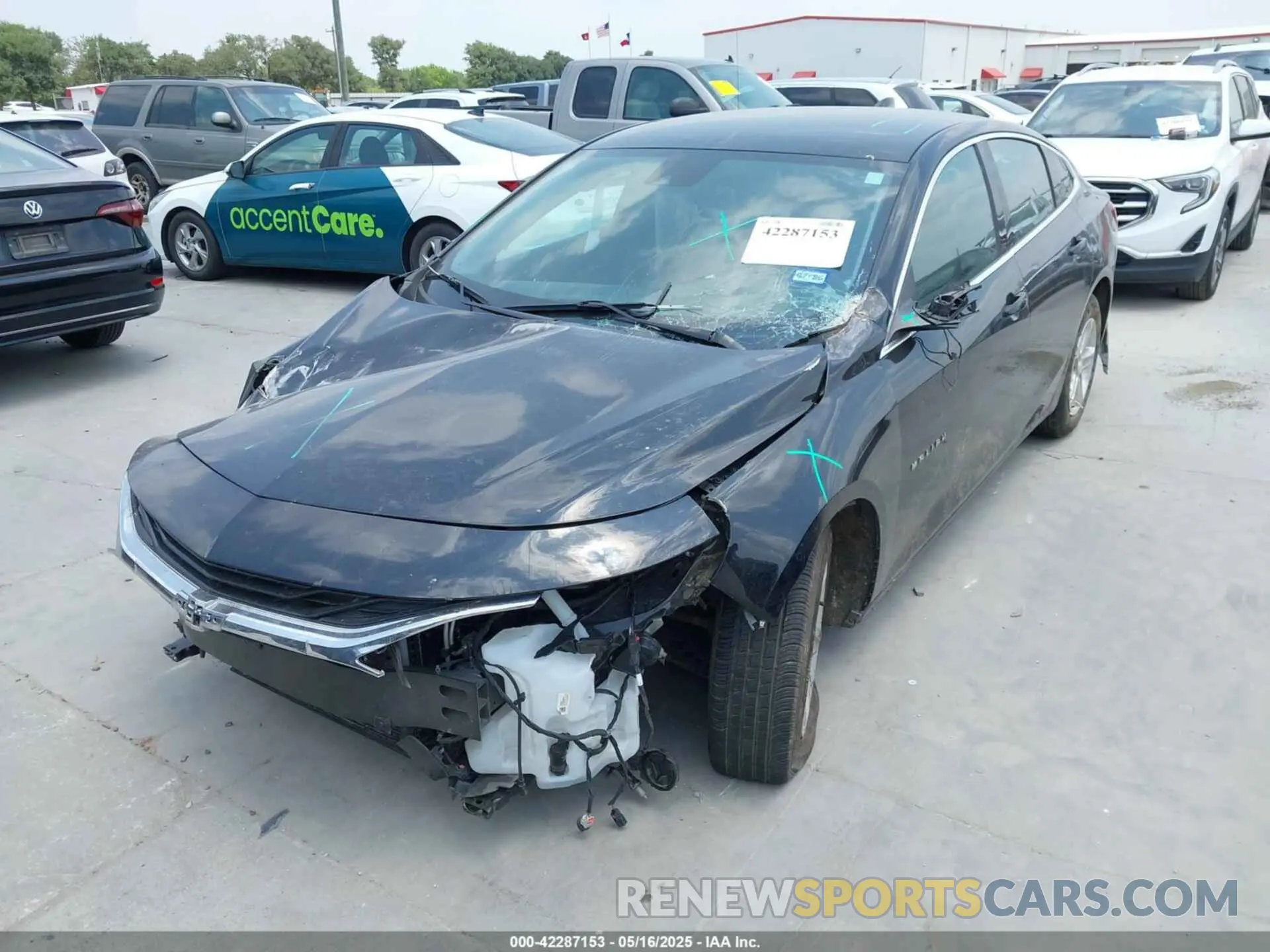 2 Photograph of a damaged car 1G1ZD5ST7PF217447 CHEVROLET MALIBU 2023
