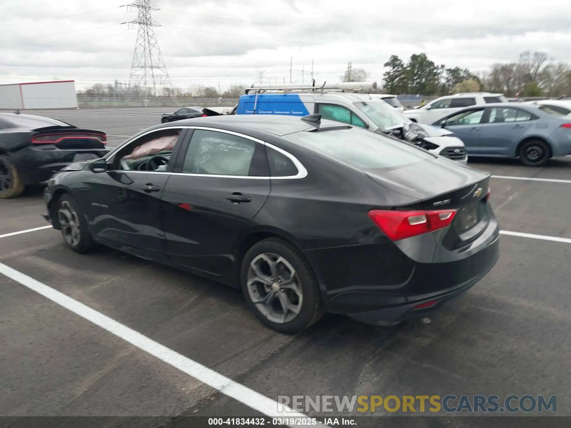 3 Photograph of a damaged car 1G1ZD5ST8PF162507 CHEVROLET MALIBU 2023