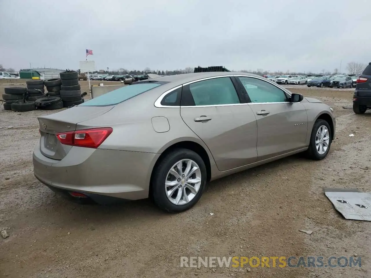3 Photograph of a damaged car 1G1ZD5ST9PF139303 CHEVROLET MALIBU 2023
