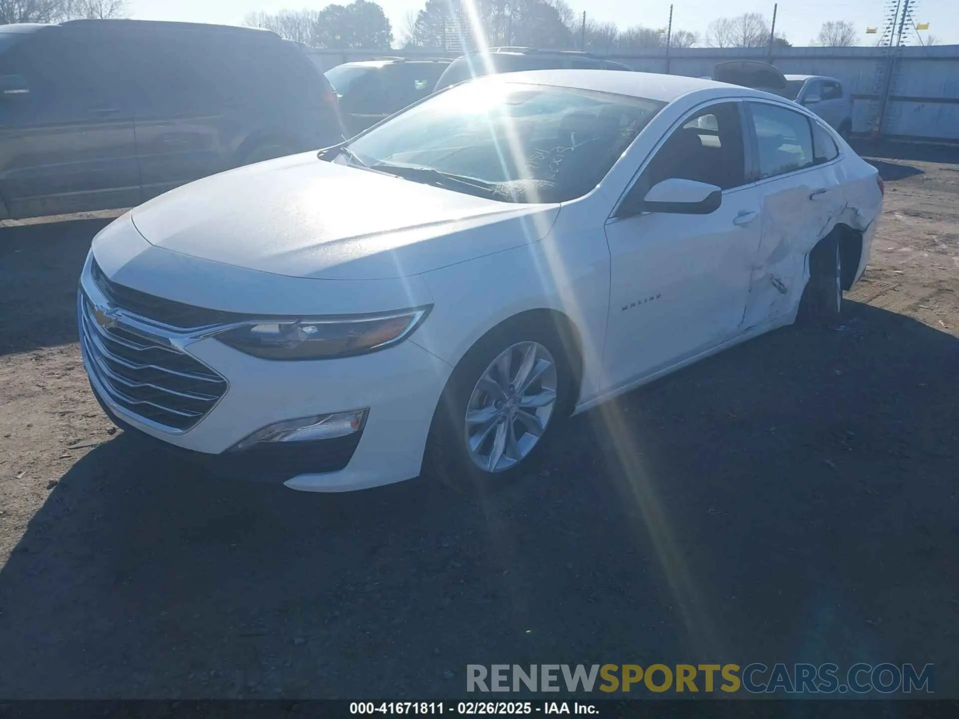 2 Фотография поврежденного автомобиля 1G1ZD5ST9PF147367 CHEVROLET MALIBU 2023