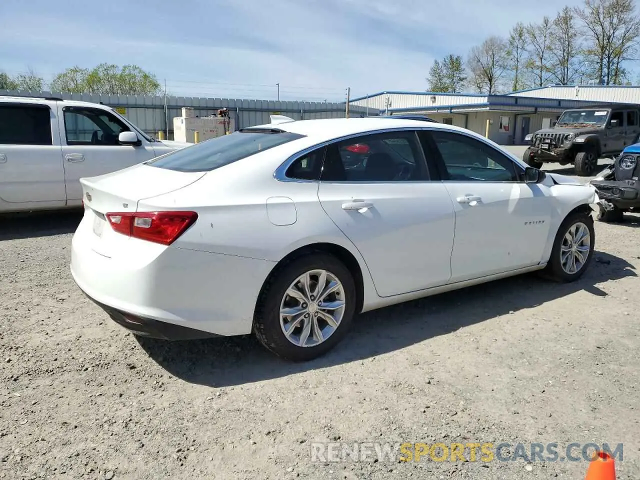 3 Photograph of a damaged car 1G1ZD5ST9PF176237 CHEVROLET MALIBU 2023