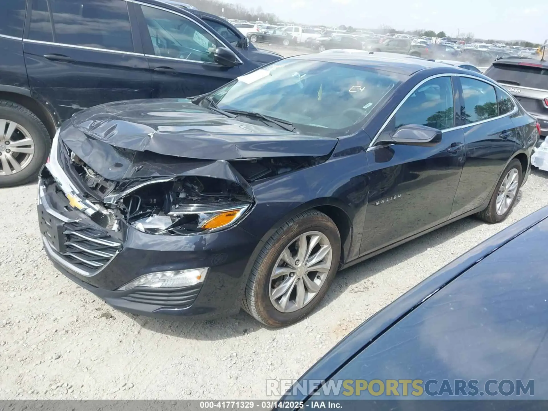 2 Фотография поврежденного автомобиля 1G1ZD5ST9PF220351 CHEVROLET MALIBU 2023