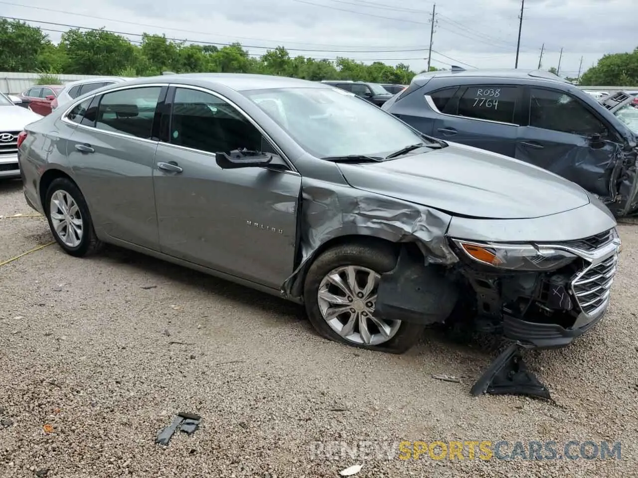 4 Photograph of a damaged car 1G1ZD5ST9PF232418 CHEVROLET MALIBU 2023