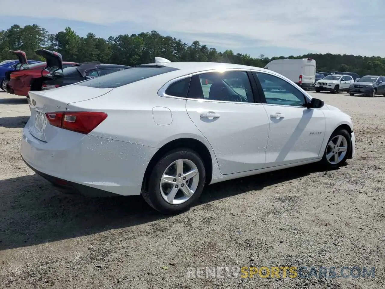 3 Photograph of a damaged car 1G1ZD5STXPF170544 CHEVROLET MALIBU 2023