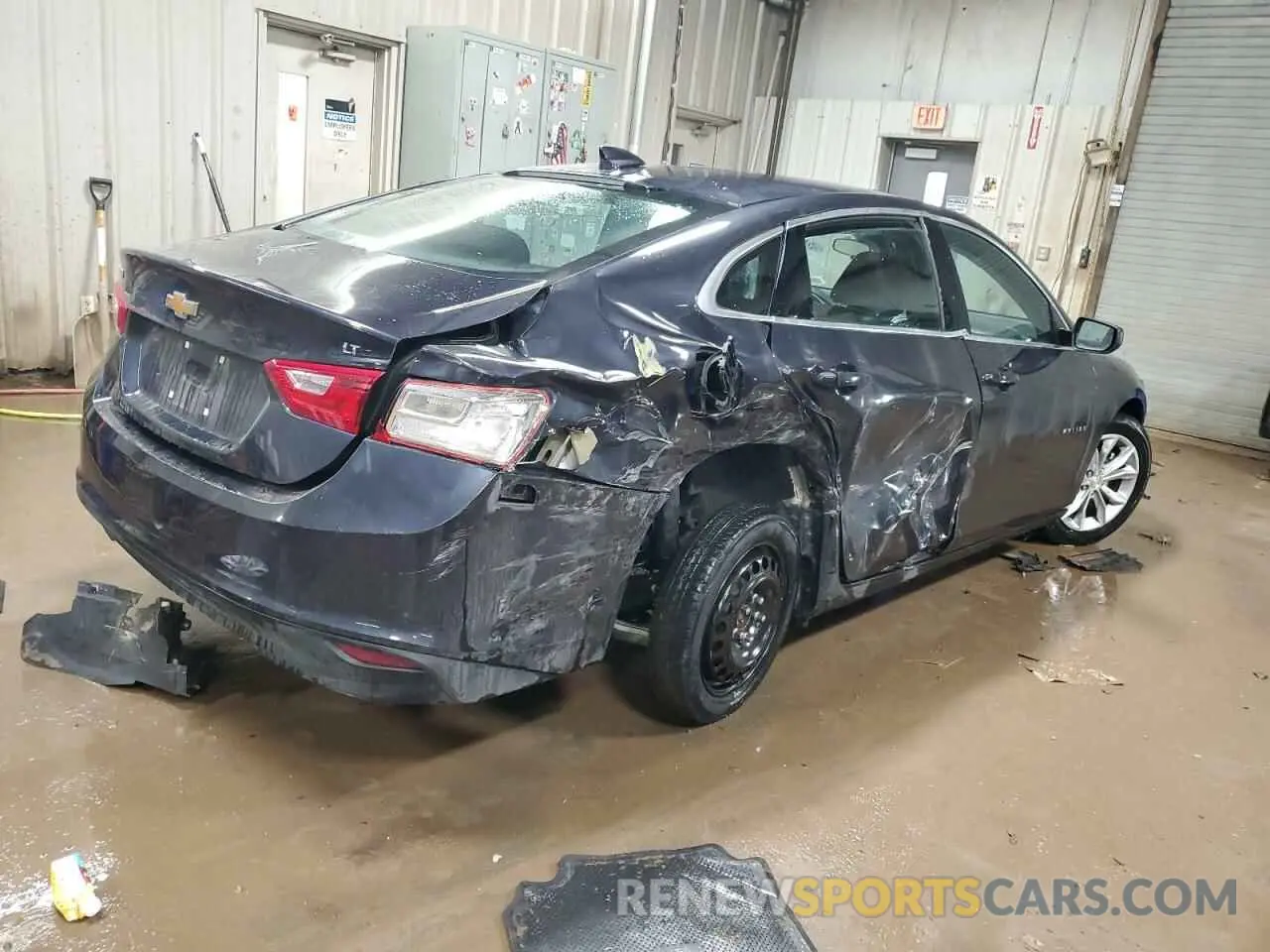 3 Photograph of a damaged car 1G1ZD5STXPF197372 CHEVROLET MALIBU 2023