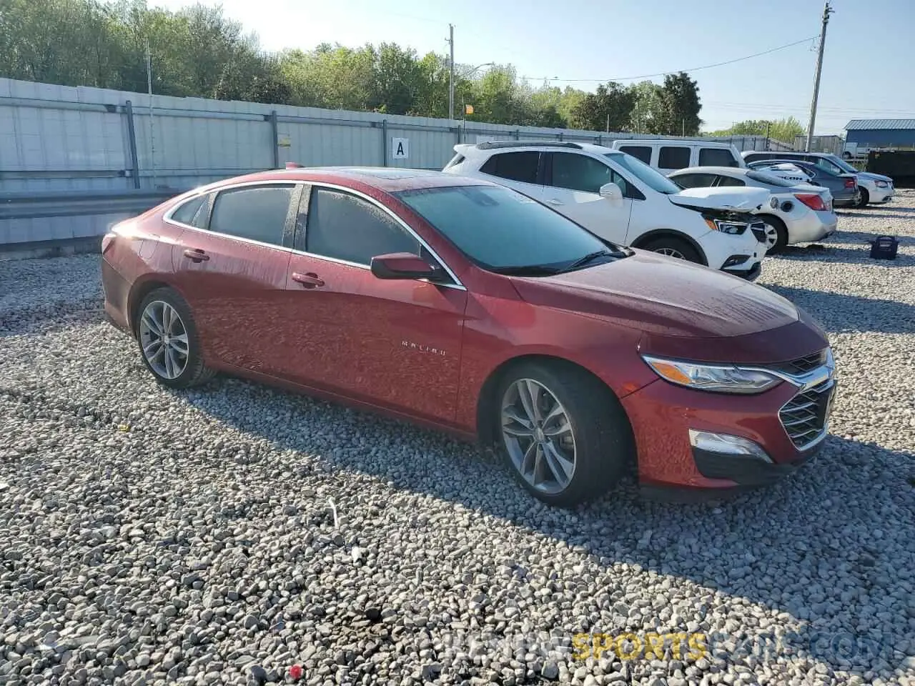4 Фотография поврежденного автомобиля 1G1ZE5ST0PF129174 CHEVROLET MALIBU 2023