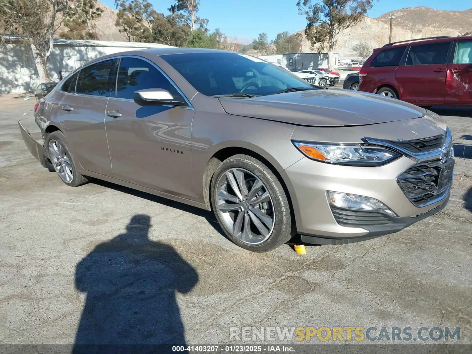 1 Photograph of a damaged car 1G1ZE5ST1PF176892 CHEVROLET MALIBU 2023