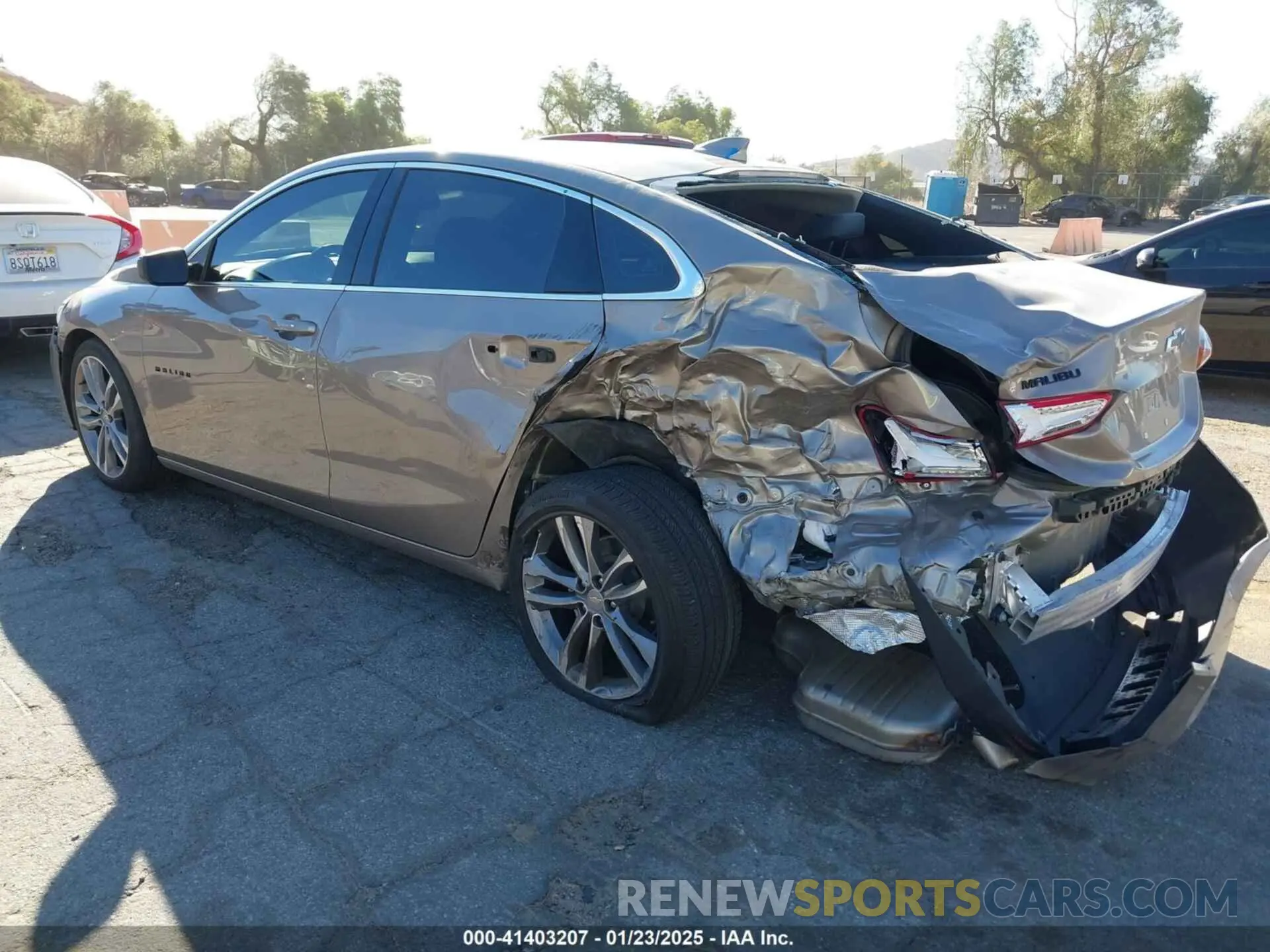 3 Photograph of a damaged car 1G1ZE5ST1PF176892 CHEVROLET MALIBU 2023