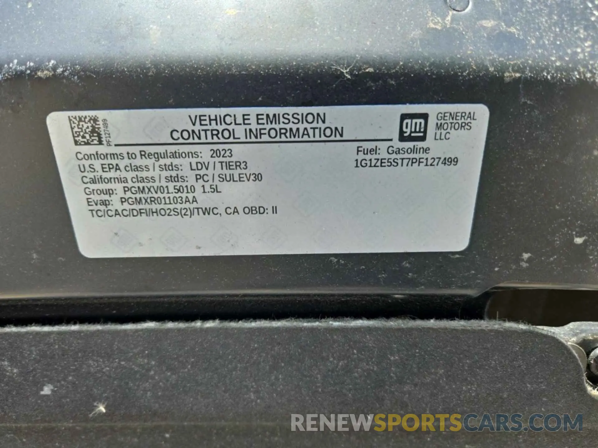 22 Photograph of a damaged car 1G1ZE5ST7PF127499 CHEVROLET MALIBU 2023