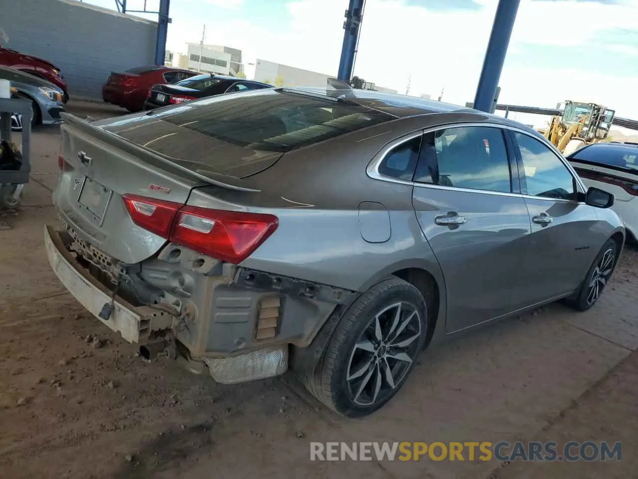 3 Photograph of a damaged car 1G1ZG5ST1PF149041 CHEVROLET MALIBU 2023