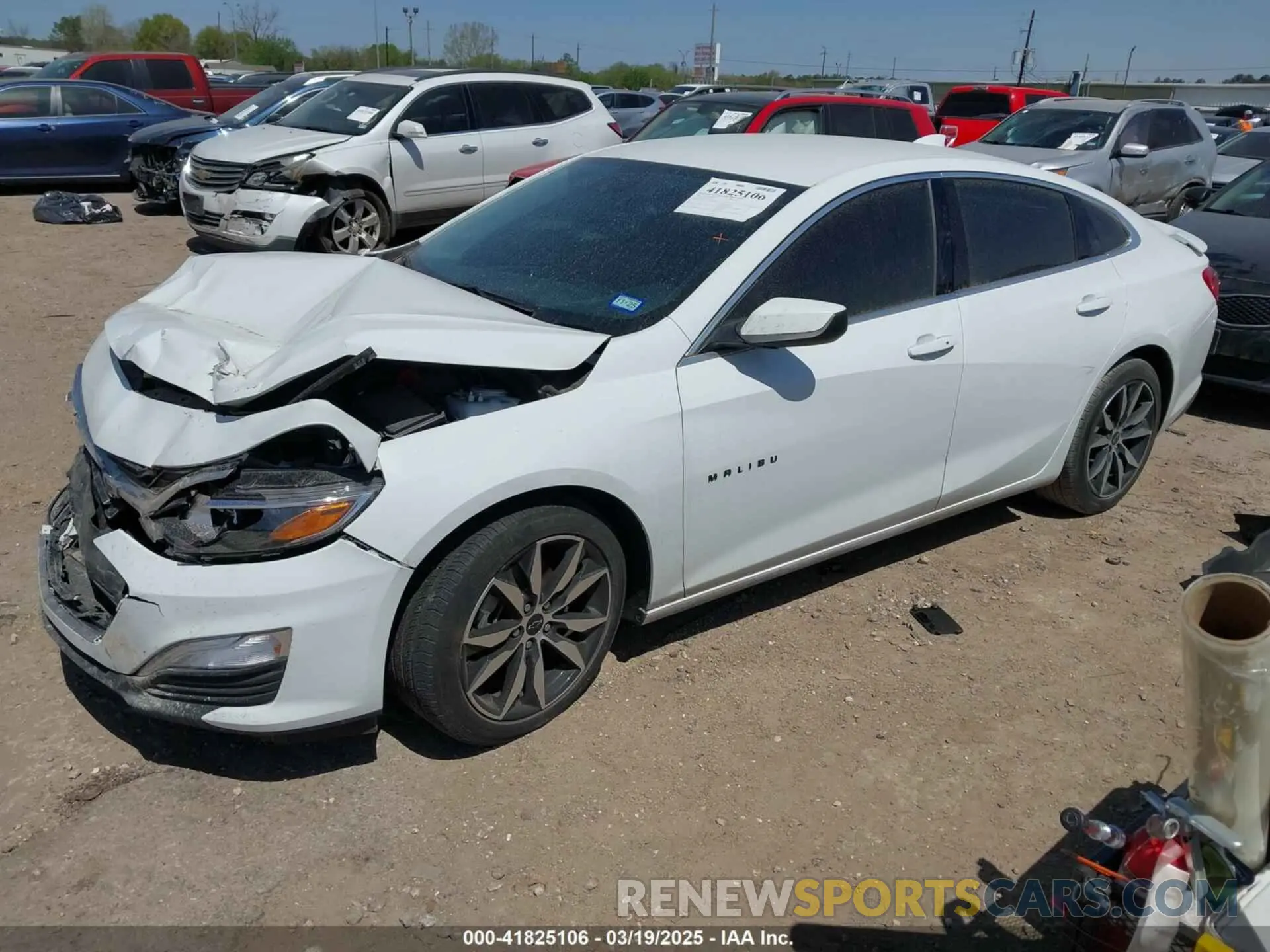 2 Photograph of a damaged car 1G1ZG5ST5PF121677 CHEVROLET MALIBU 2023