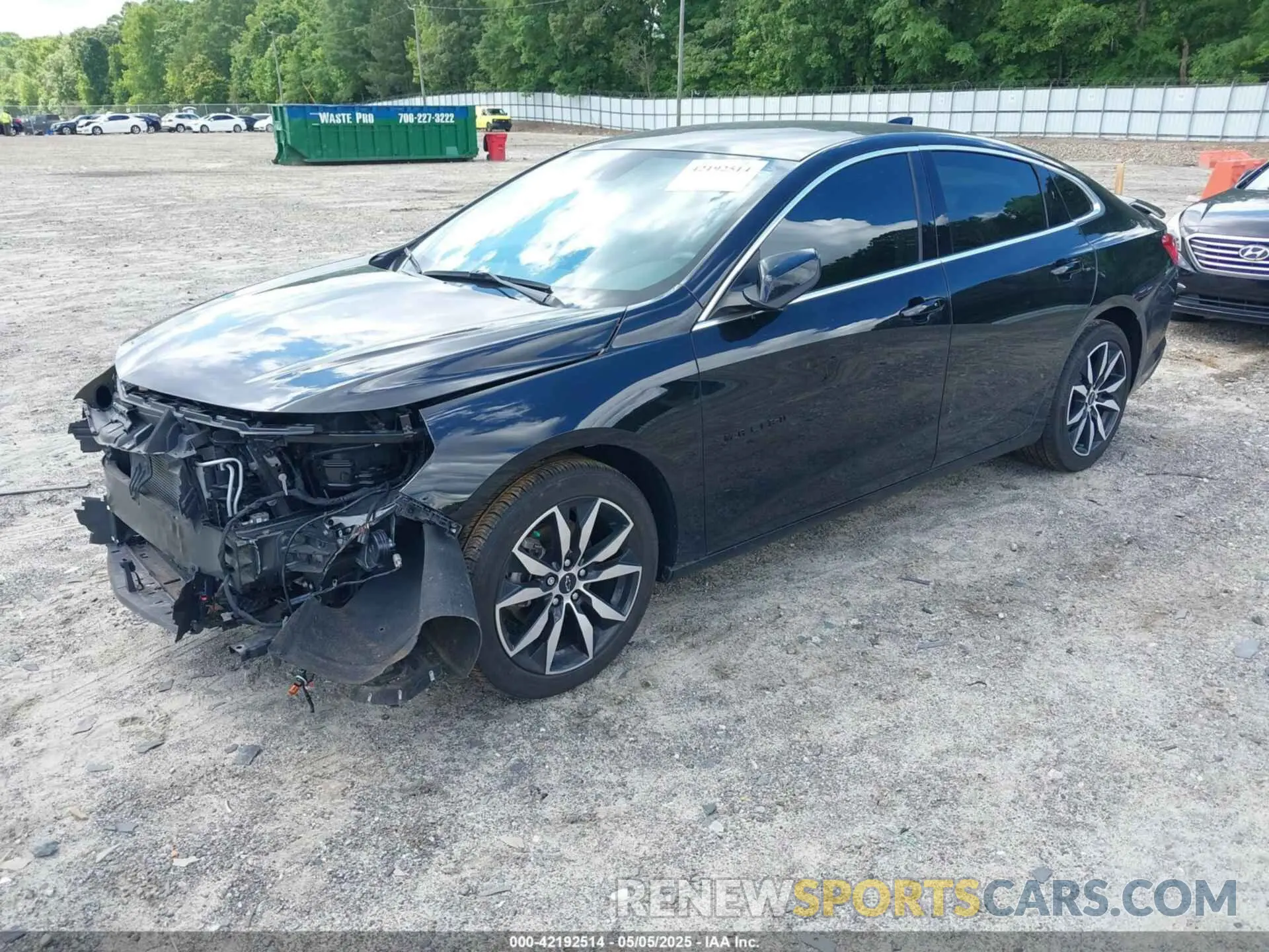 2 Фотография поврежденного автомобиля 1G1ZG5ST6PF142313 CHEVROLET MALIBU 2023