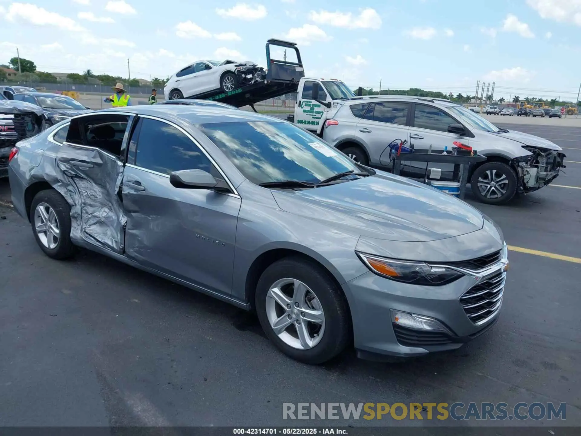 1 Photograph of a damaged car 1G1ZB5ST9RF105452 CHEVROLET MALIBU 2024