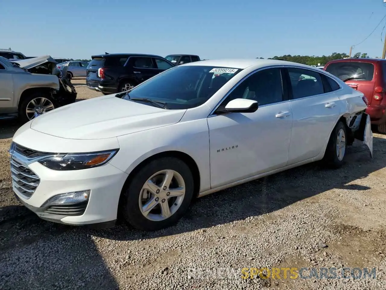 1 Photograph of a damaged car 1G1ZC5ST1RF191353 CHEVROLET MALIBU 2024