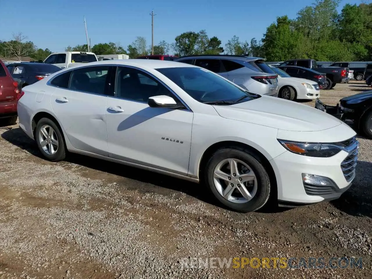 4 Photograph of a damaged car 1G1ZC5ST1RF191353 CHEVROLET MALIBU 2024