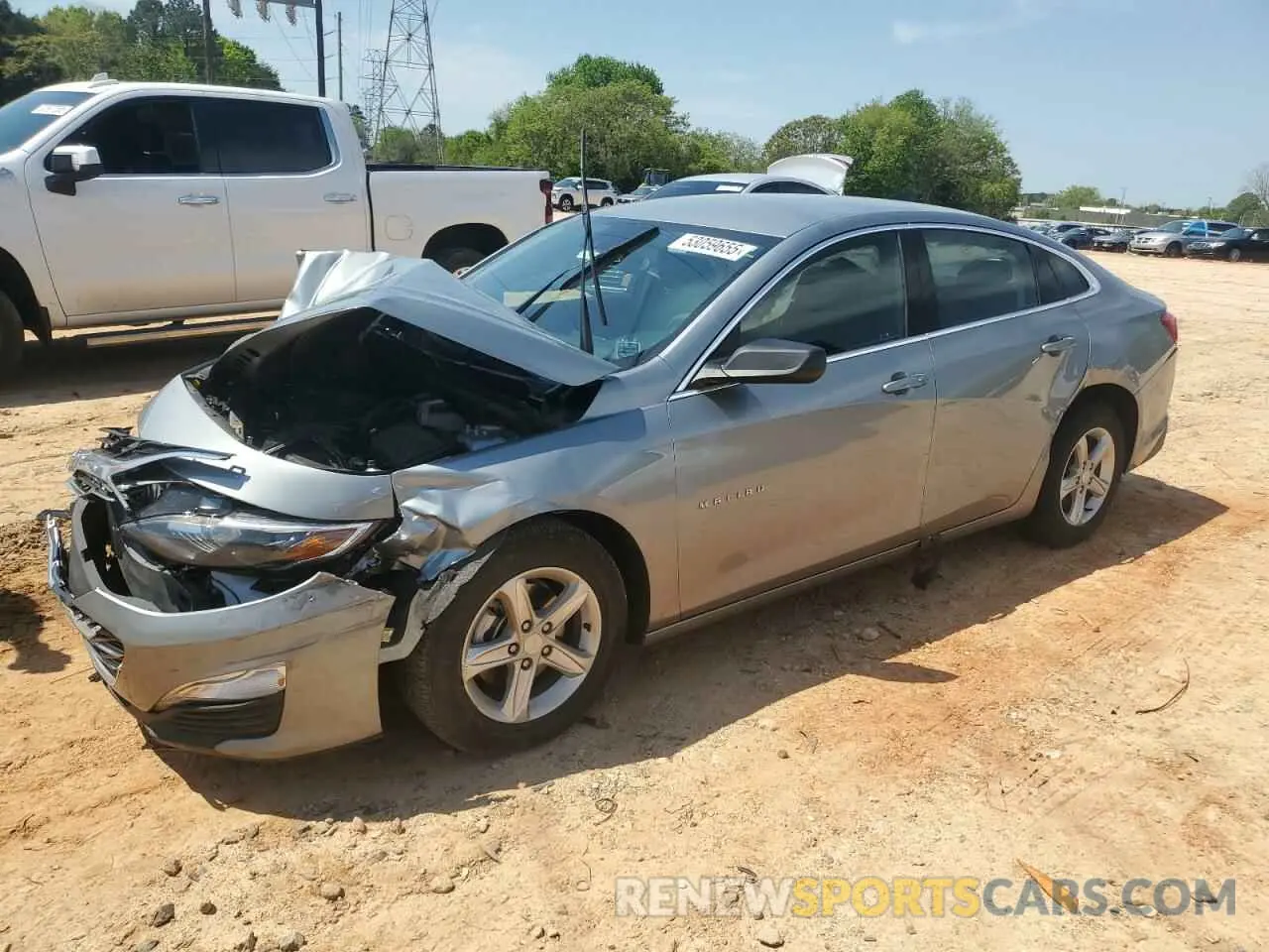 1 Photograph of a damaged car 1G1ZC5ST7RF241379 CHEVROLET MALIBU 2024