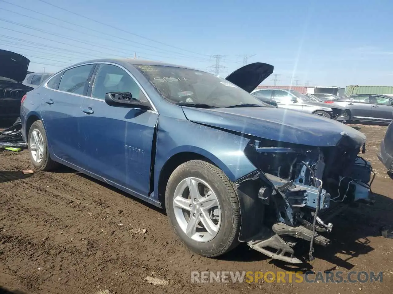 4 Photograph of a damaged car 1G1ZC5ST8RF125575 CHEVROLET MALIBU 2024