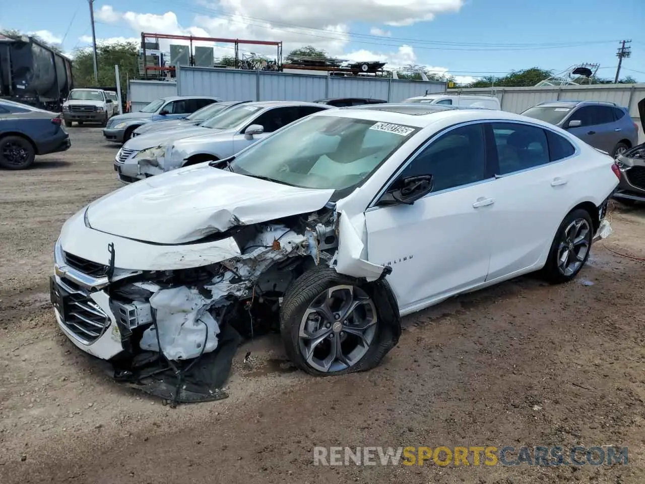 1 Photograph of a damaged car 1G1ZD5ST0RF213937 CHEVROLET MALIBU 2024