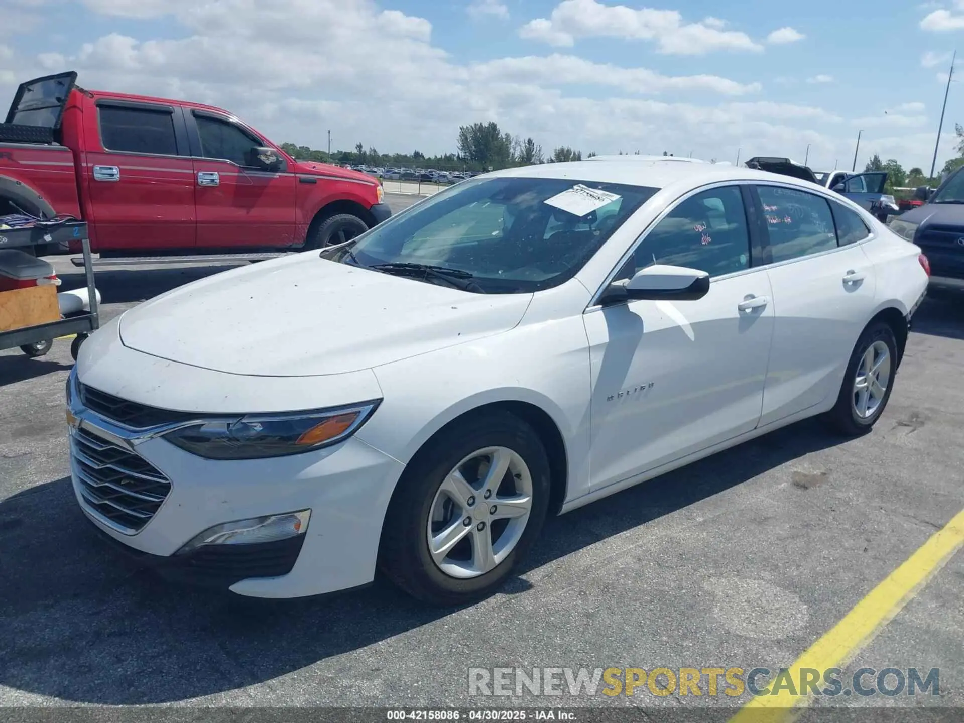 2 Photograph of a damaged car 1G1ZD5ST1RF113281 CHEVROLET MALIBU 2024