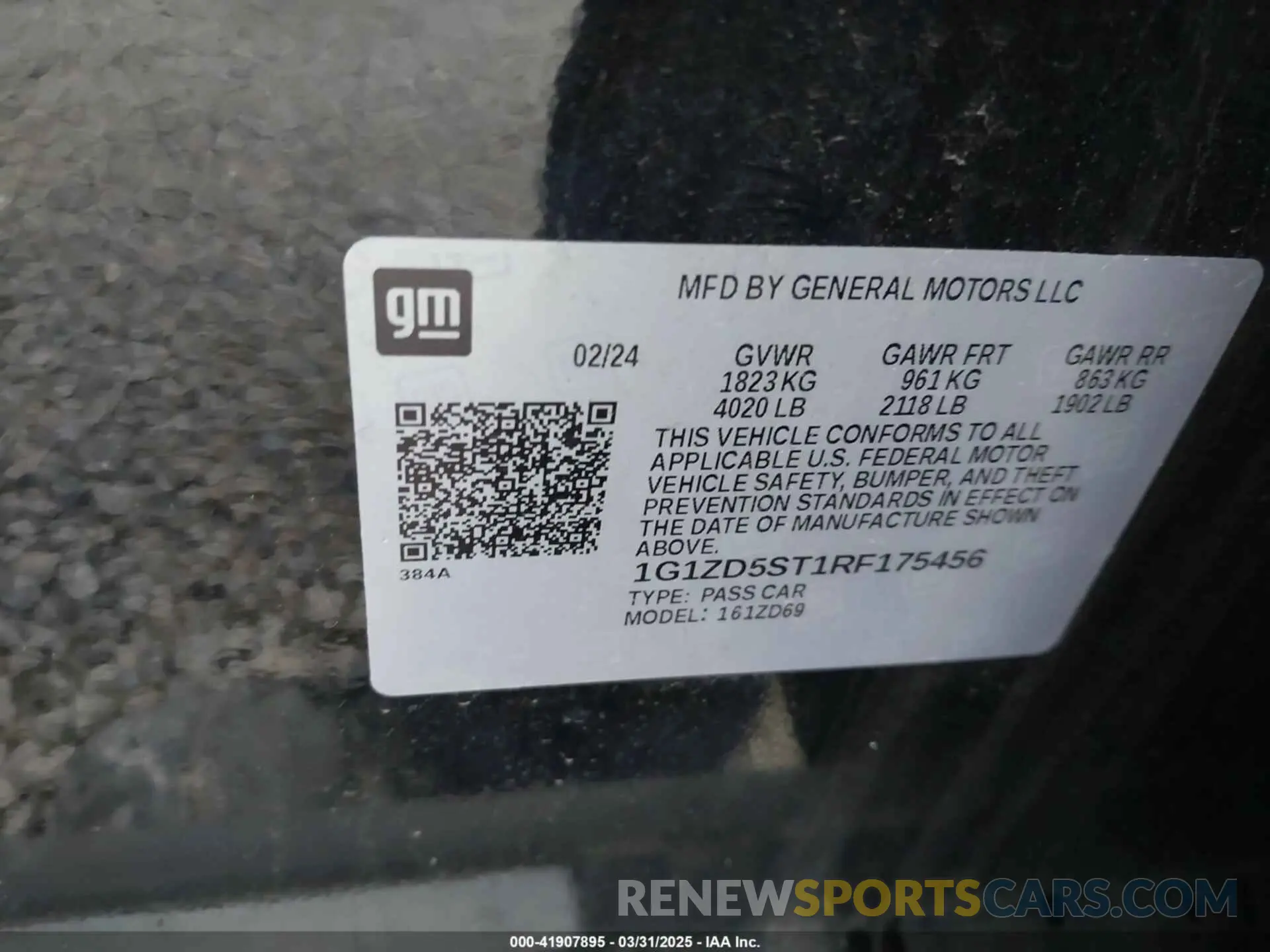 9 Фотография поврежденного автомобиля 1G1ZD5ST1RF175456 CHEVROLET MALIBU 2024