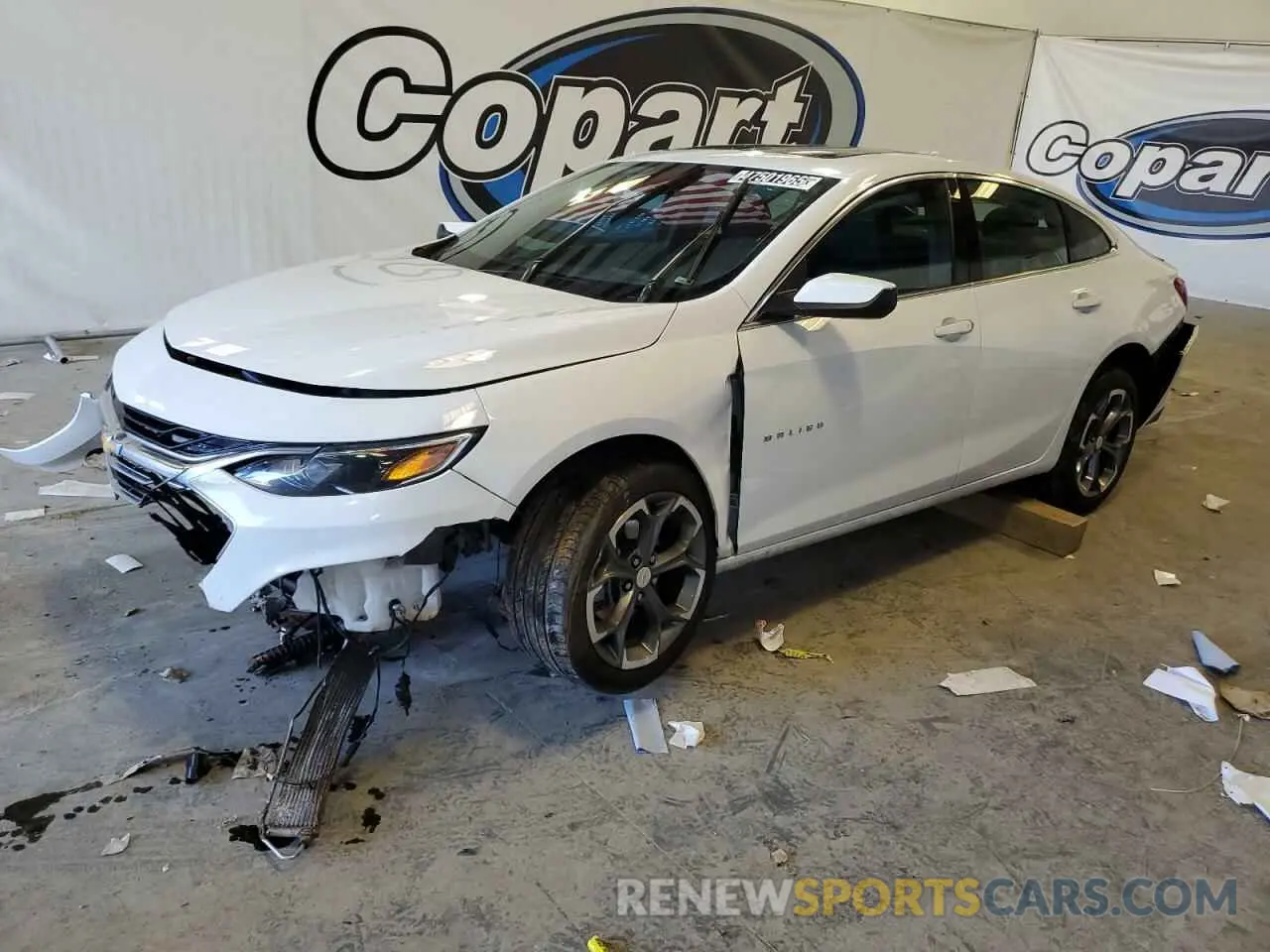 1 Photograph of a damaged car 1G1ZD5ST4RF150793 CHEVROLET MALIBU 2024