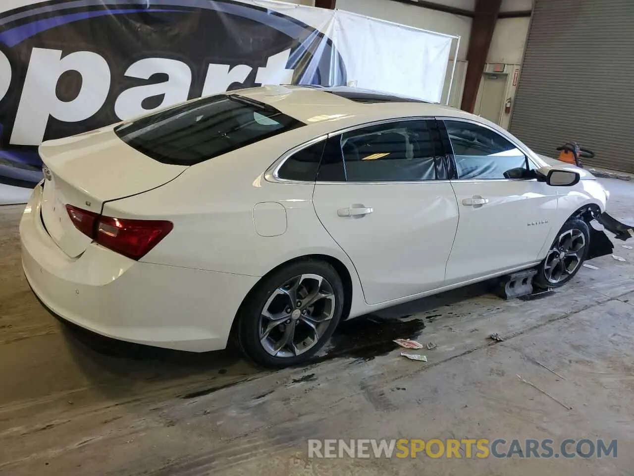 3 Photograph of a damaged car 1G1ZD5ST4RF150793 CHEVROLET MALIBU 2024