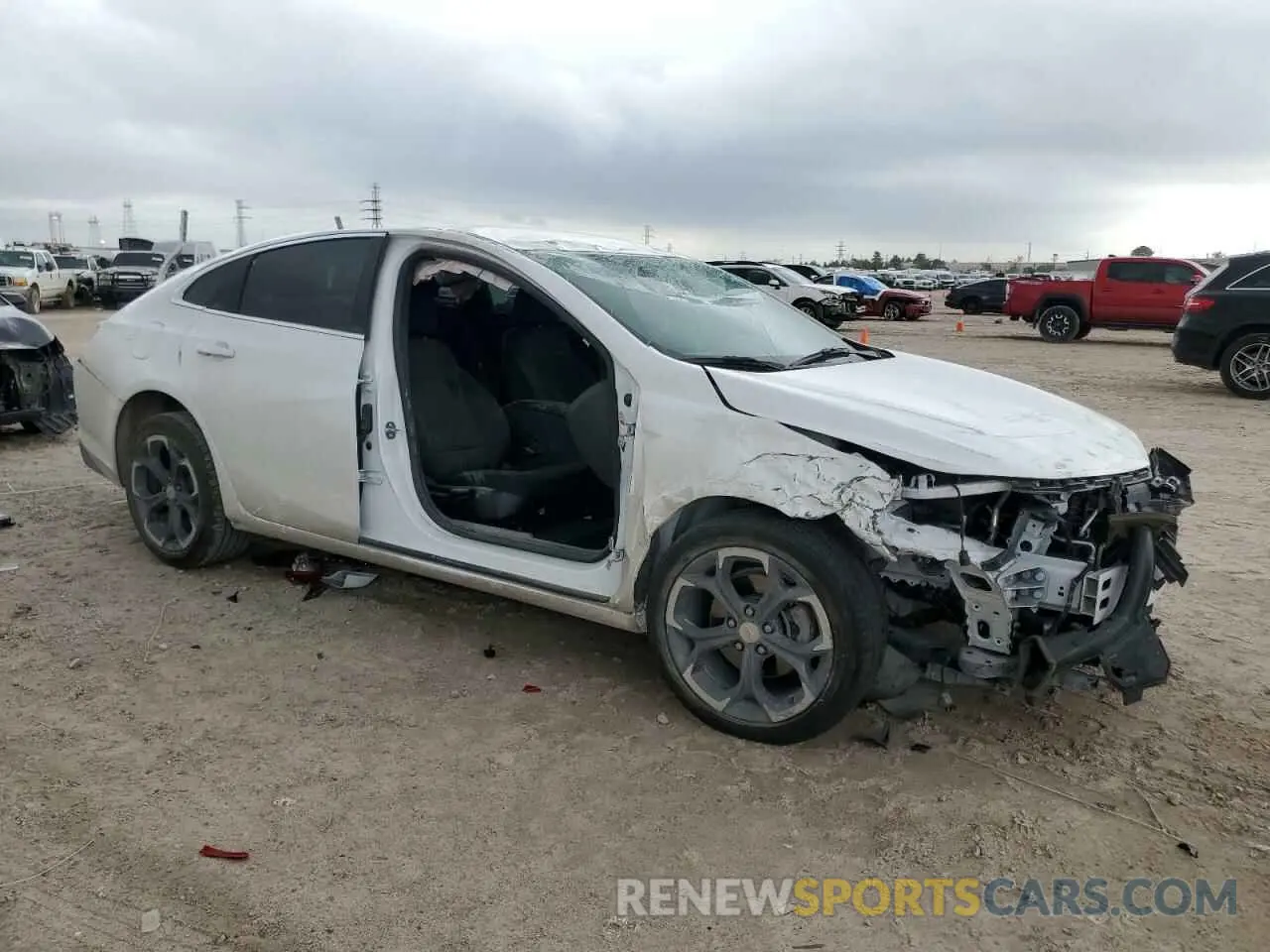 4 Photograph of a damaged car 1G1ZD5ST4RF191974 CHEVROLET MALIBU 2024