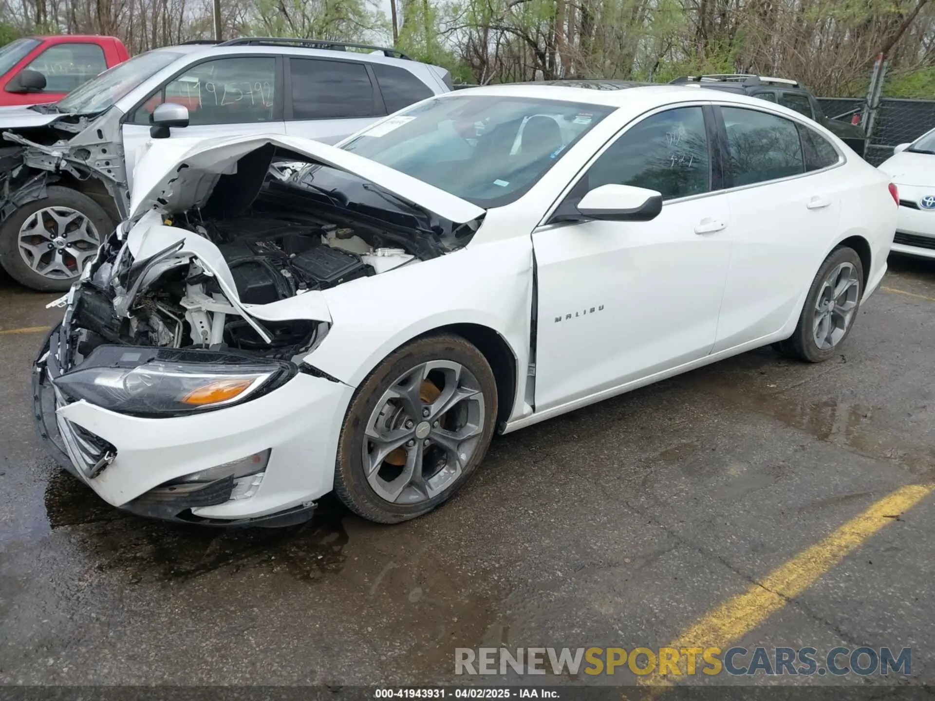 2 Photograph of a damaged car 1G1ZD5ST5RF128382 CHEVROLET MALIBU 2024