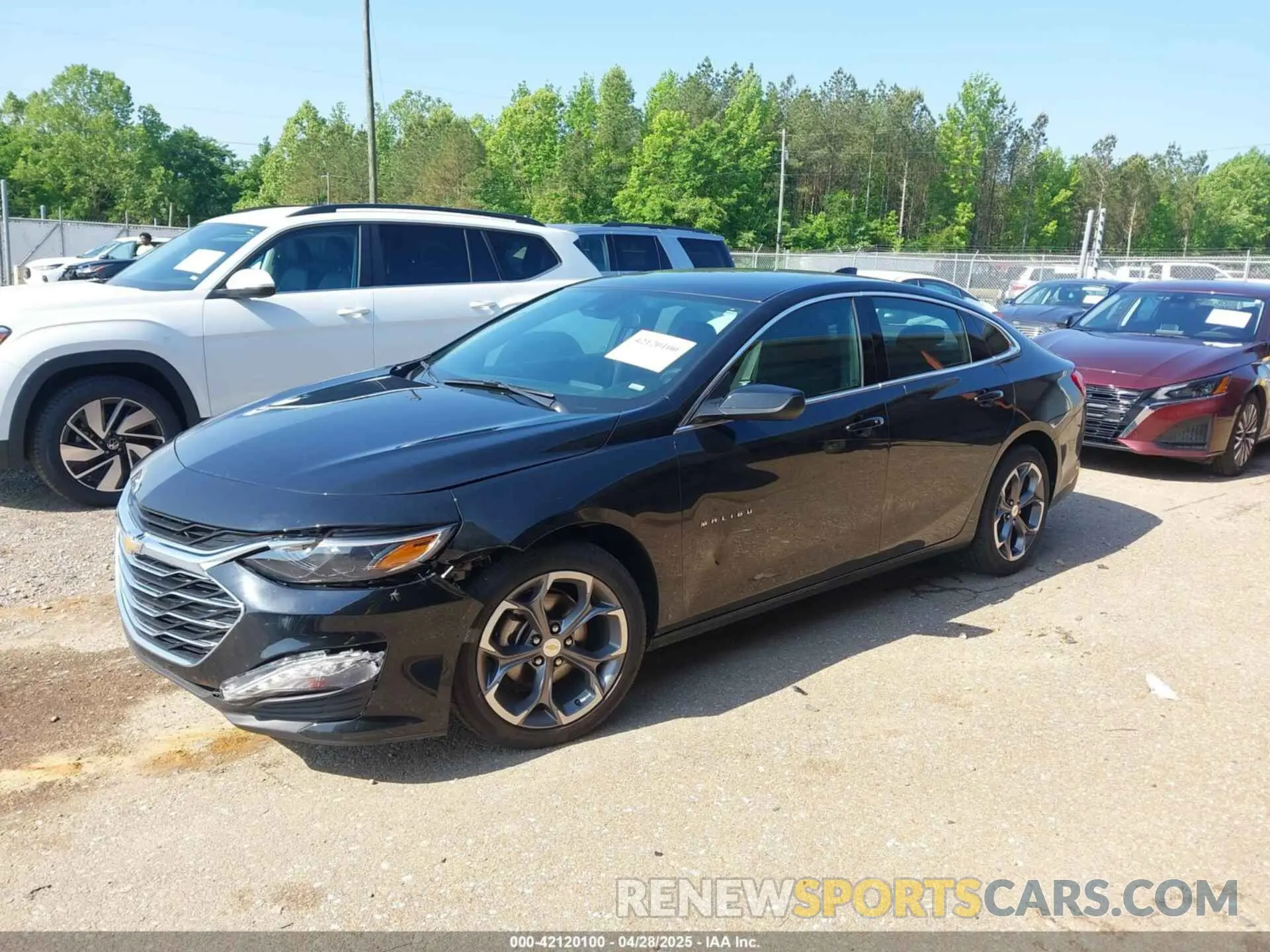 2 Photograph of a damaged car 1G1ZD5ST6RF225736 CHEVROLET MALIBU 2024