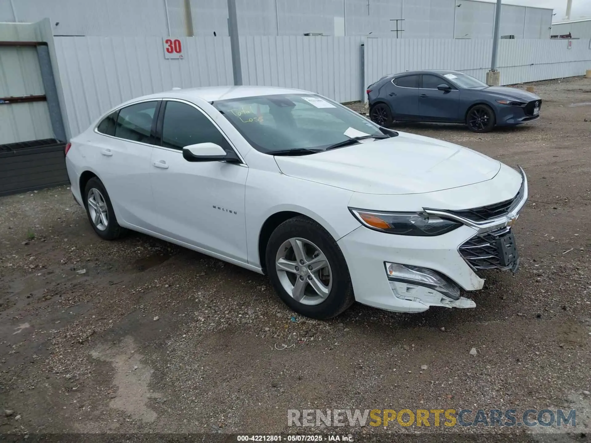 1 Photograph of a damaged car 1G1ZD5ST8RF123029 CHEVROLET MALIBU 2024