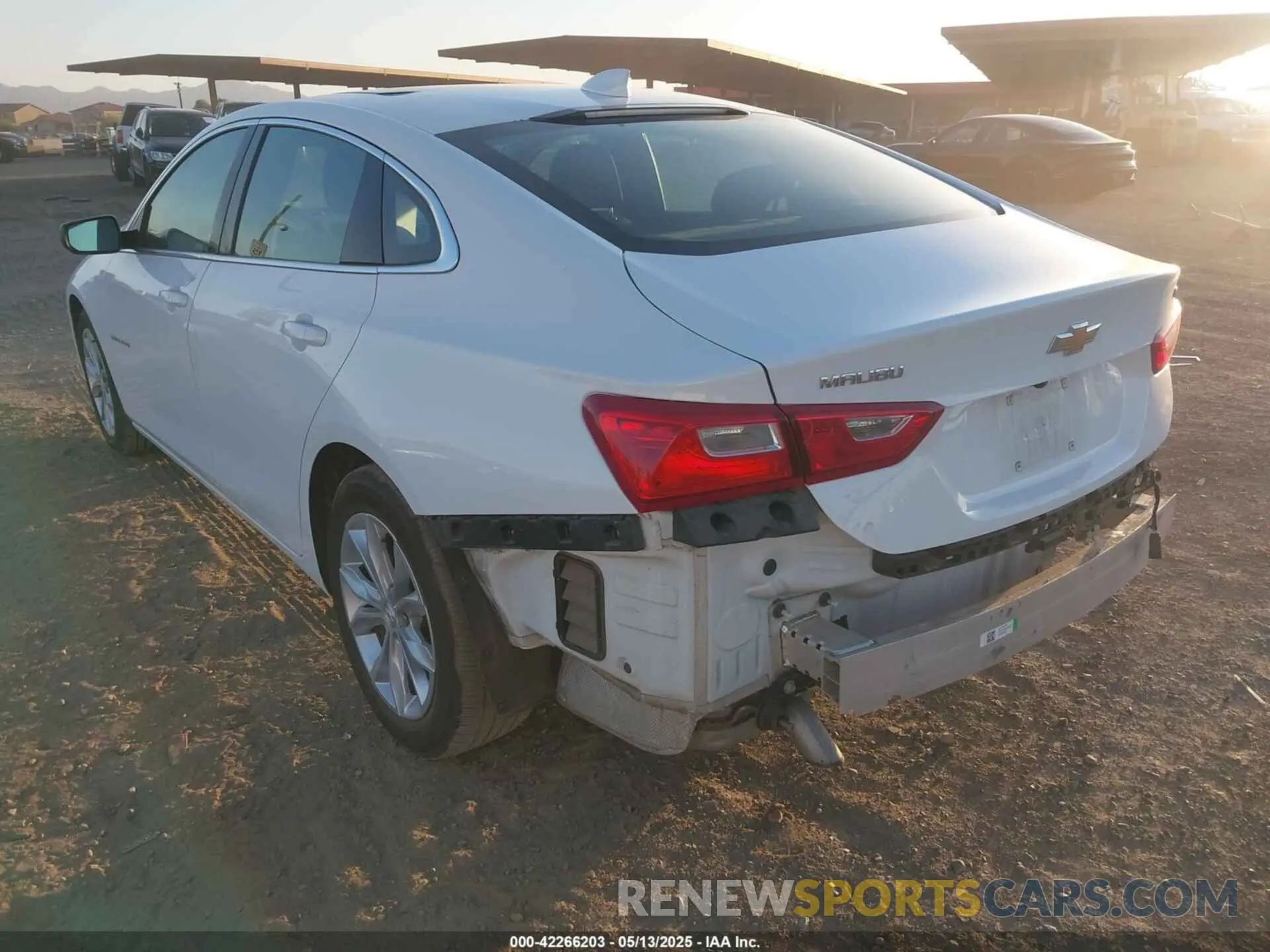 3 Photograph of a damaged car 1G1ZD5ST8RF154197 CHEVROLET MALIBU 2024