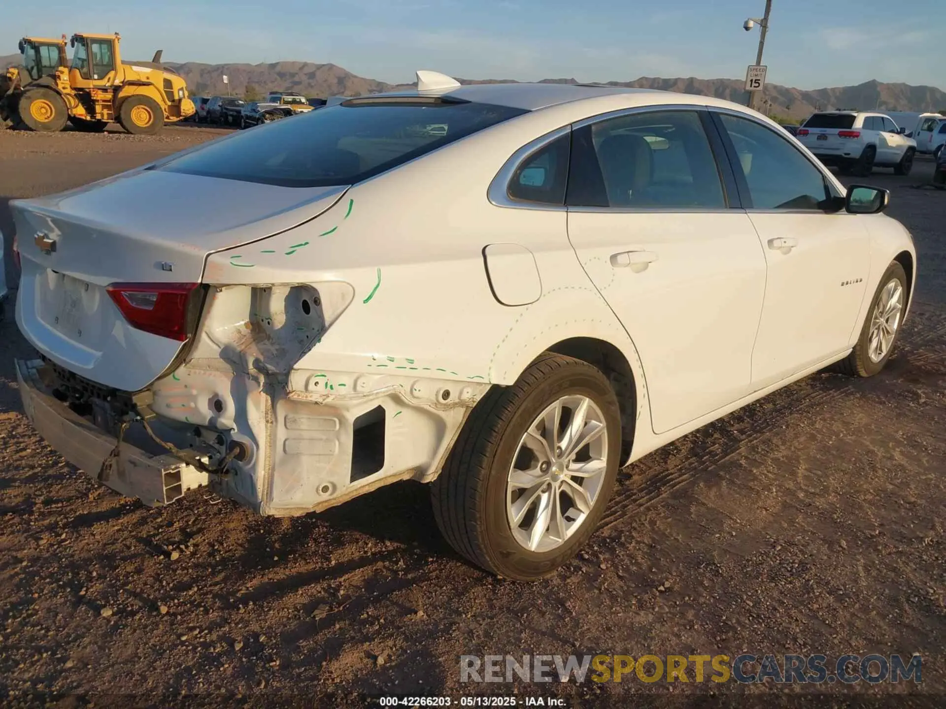 4 Photograph of a damaged car 1G1ZD5ST8RF154197 CHEVROLET MALIBU 2024