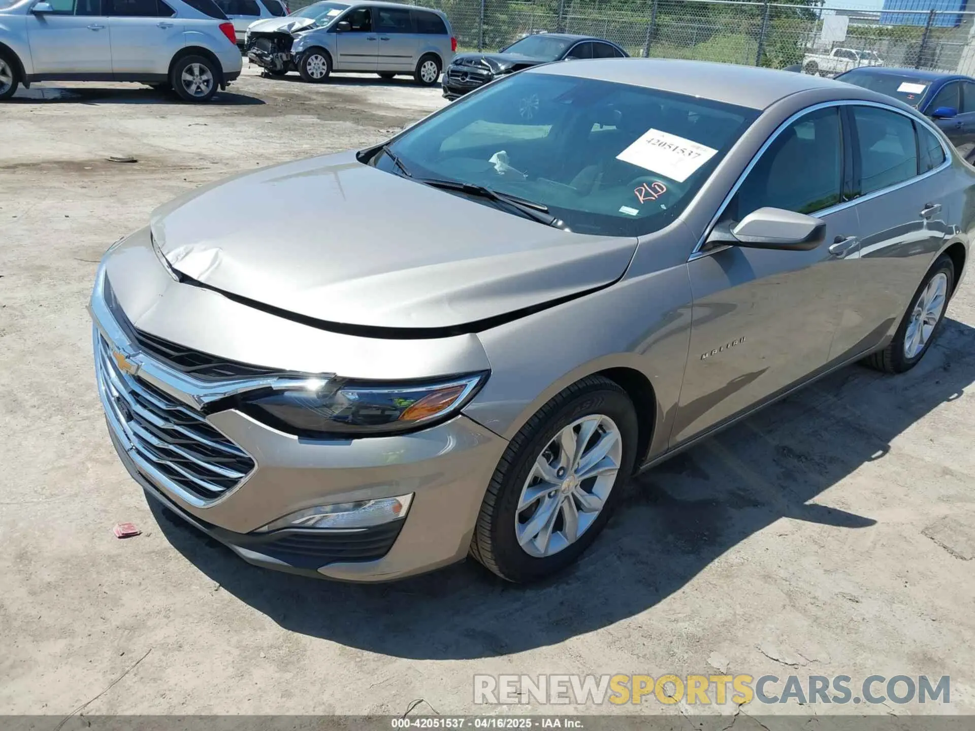 2 Photograph of a damaged car 1G1ZD5ST8RF223163 CHEVROLET MALIBU 2024