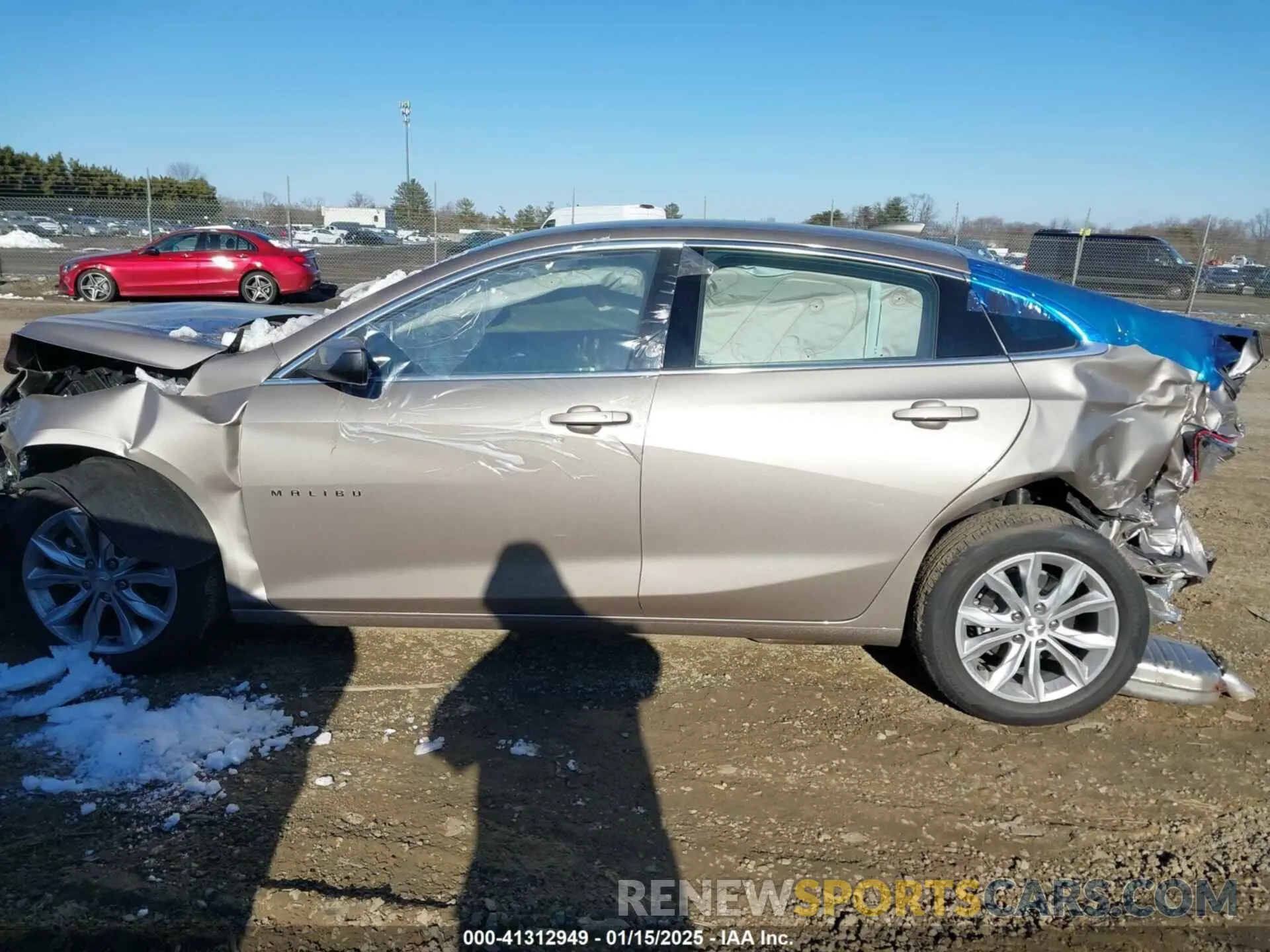 14 Photograph of a damaged car 1G1ZD5ST8RF234051 CHEVROLET MALIBU 2024