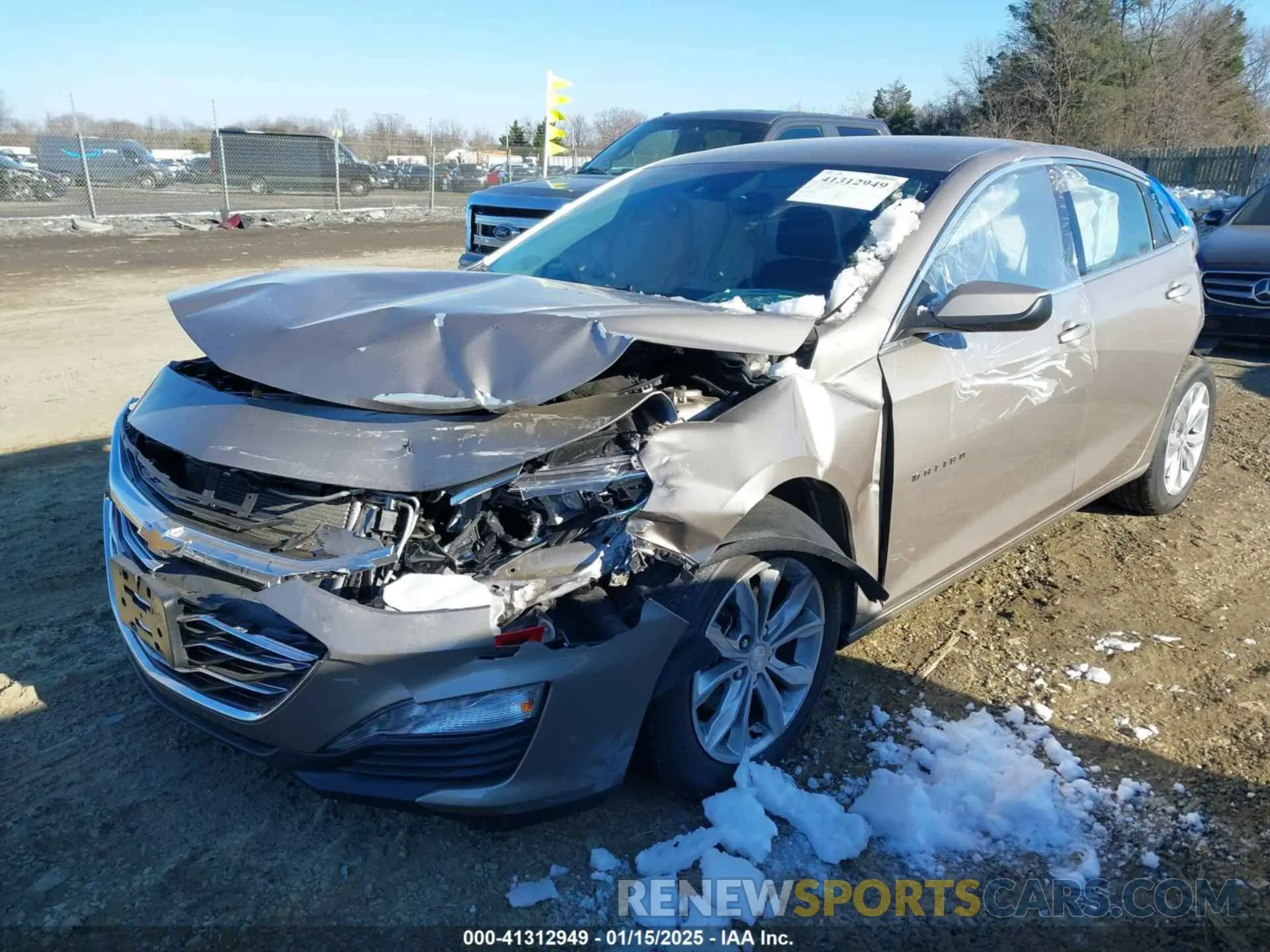 2 Photograph of a damaged car 1G1ZD5ST8RF234051 CHEVROLET MALIBU 2024