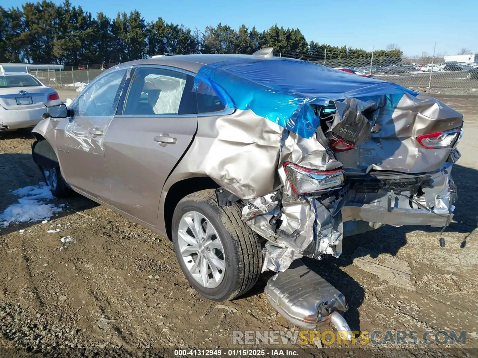 3 Photograph of a damaged car 1G1ZD5ST8RF234051 CHEVROLET MALIBU 2024