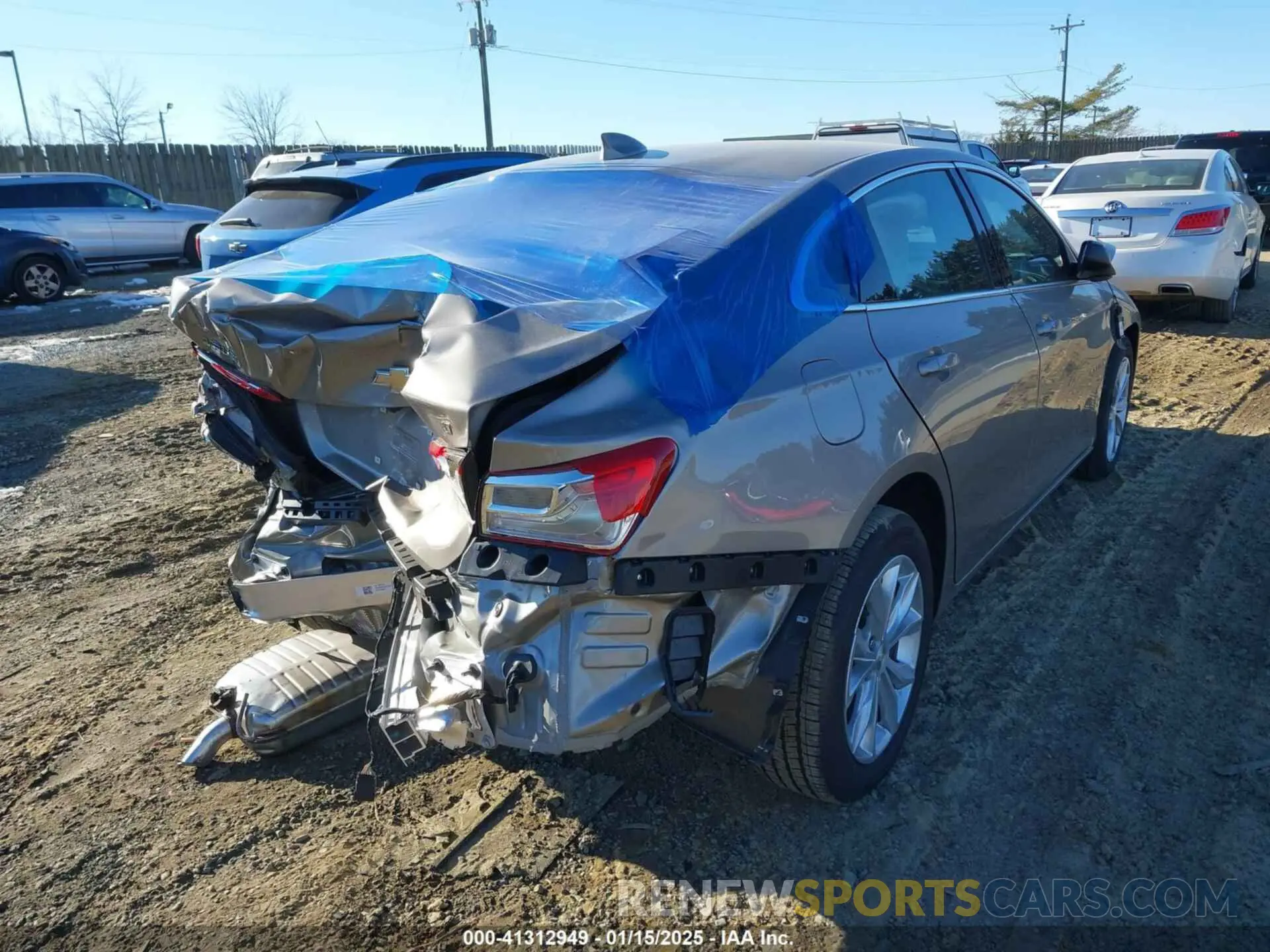 4 Photograph of a damaged car 1G1ZD5ST8RF234051 CHEVROLET MALIBU 2024