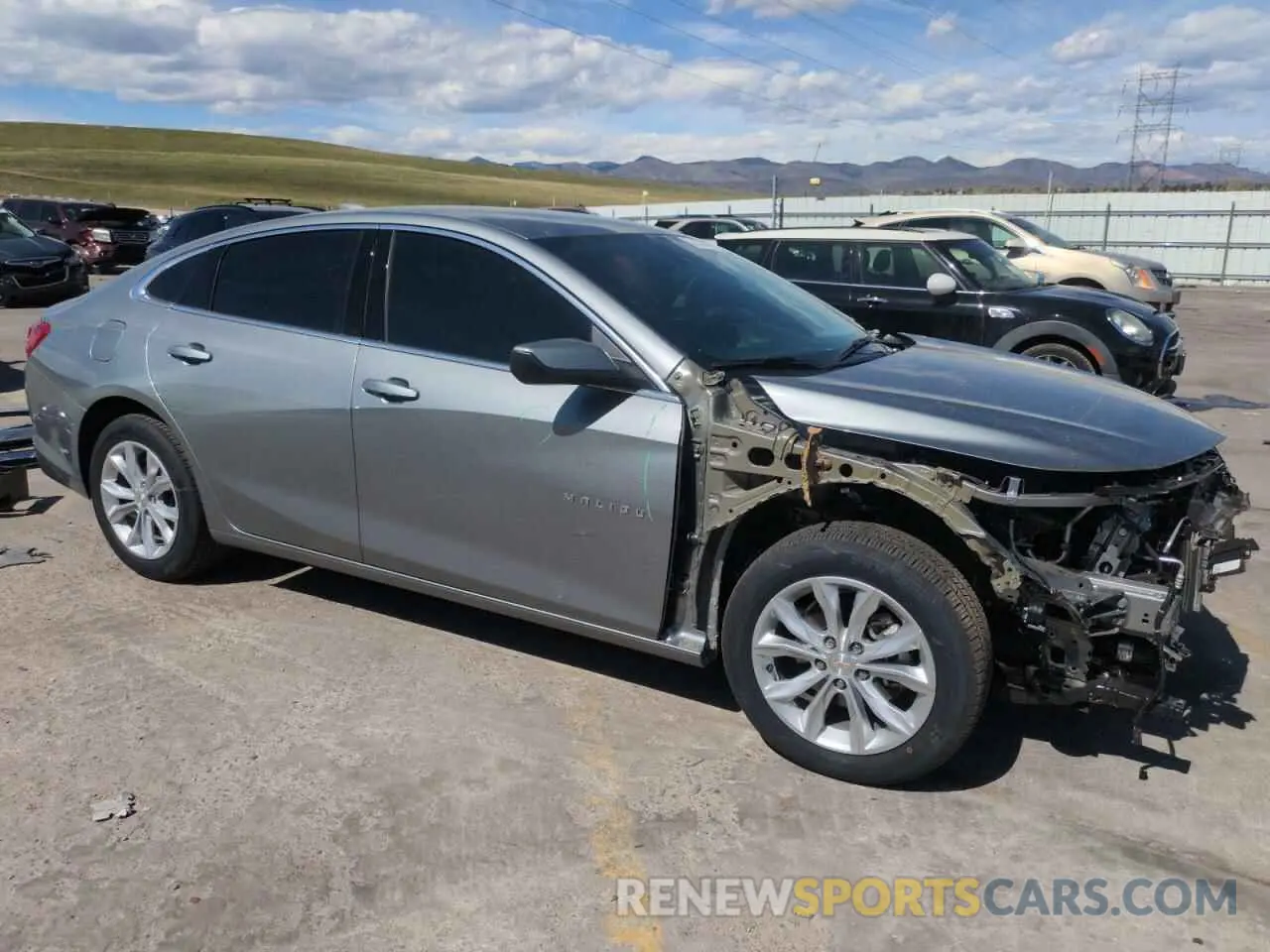 4 Photograph of a damaged car 1G1ZD5ST9RF191047 CHEVROLET MALIBU 2024