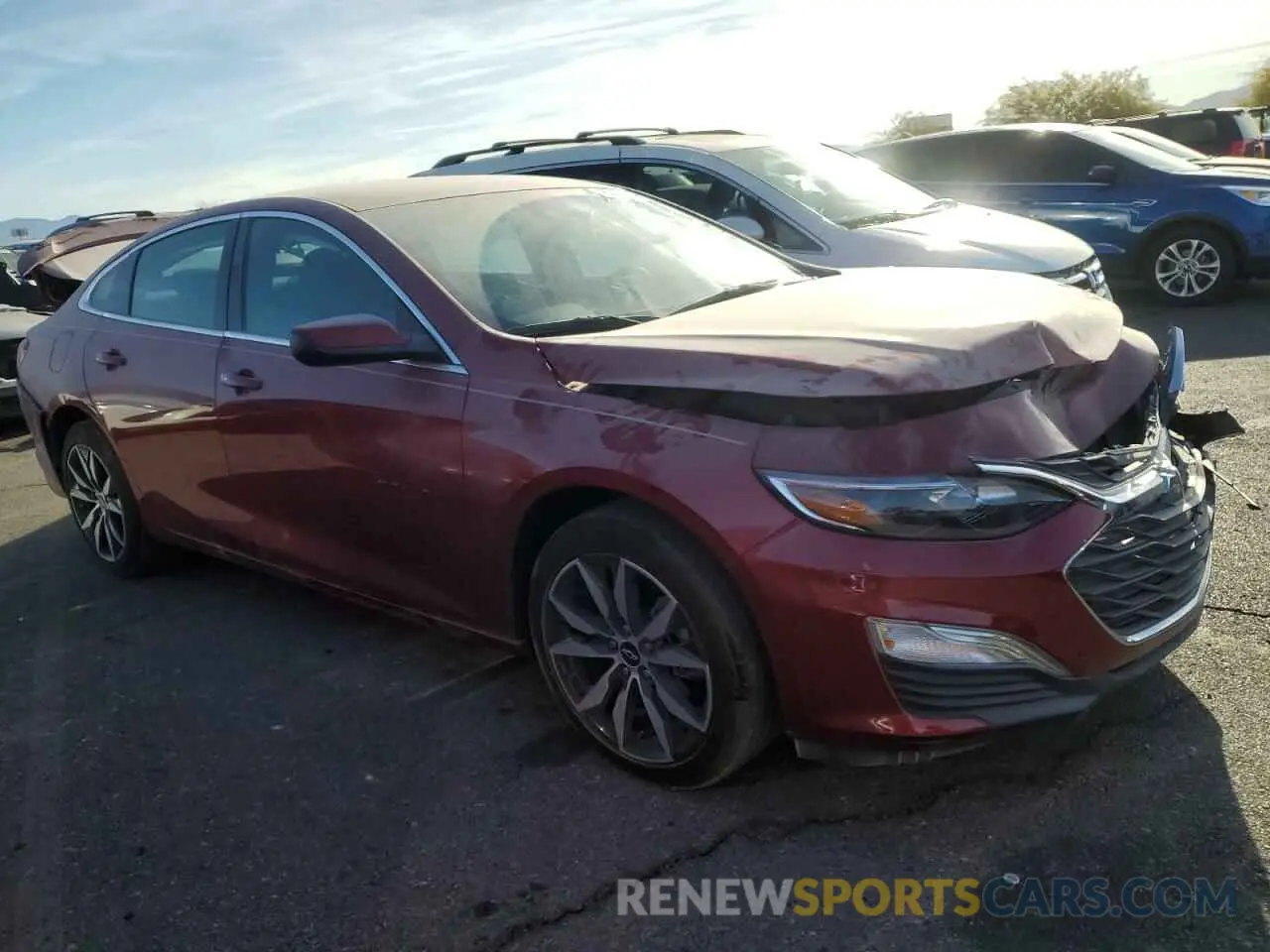 4 Фотография поврежденного автомобиля 1G1ZG5ST2RF137192 CHEVROLET MALIBU 2024