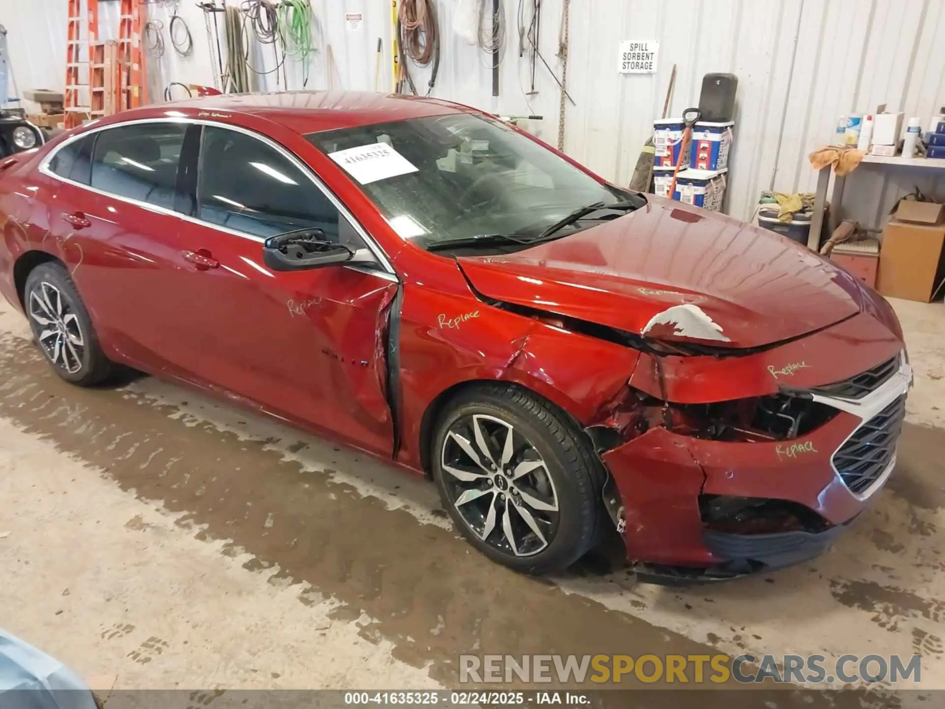 1 Photograph of a damaged car 1G1ZG5ST7RF193290 CHEVROLET MALIBU 2024