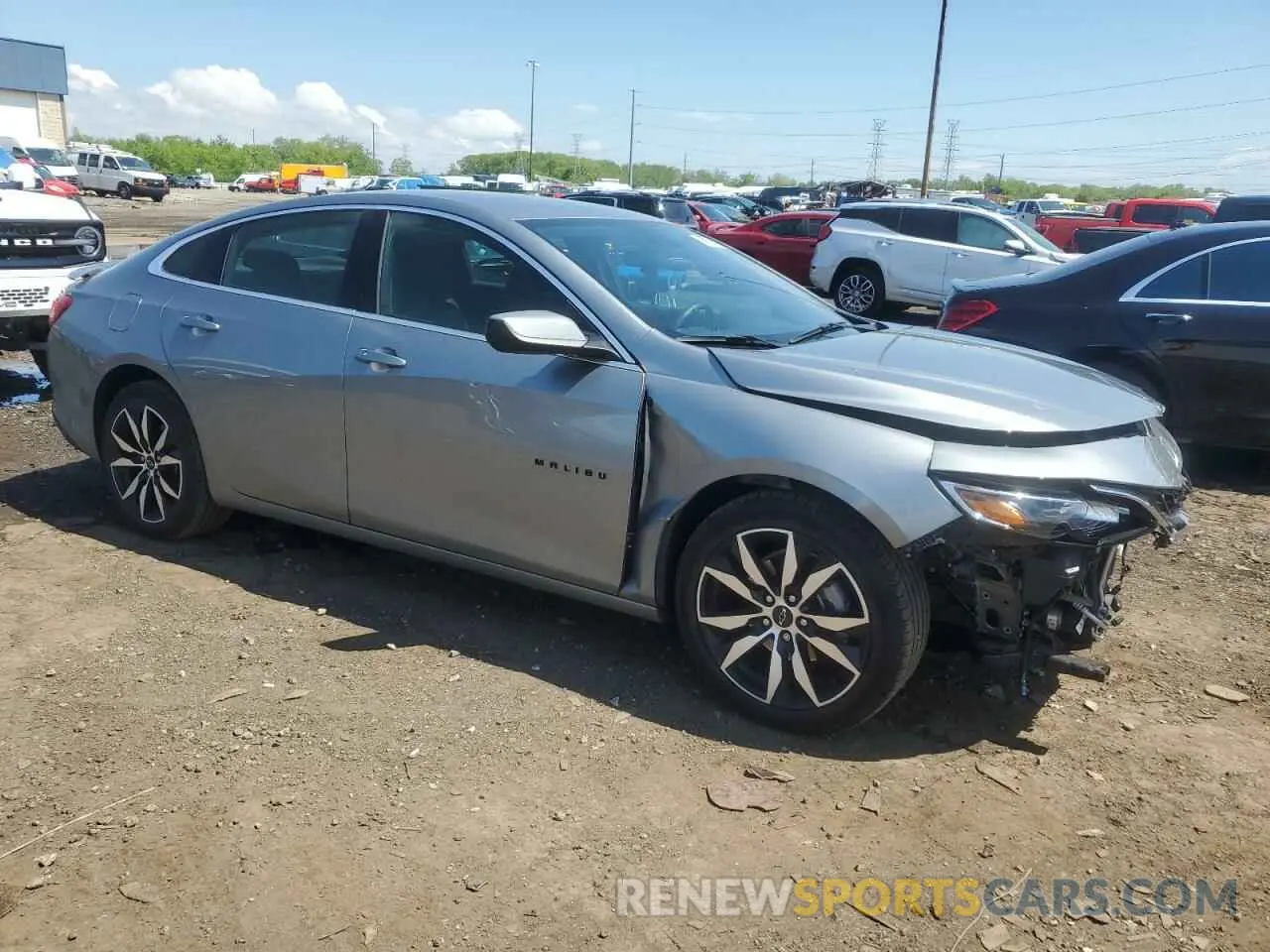4 Фотография поврежденного автомобиля 1G1ZG5ST8RF187854 CHEVROLET MALIBU 2024