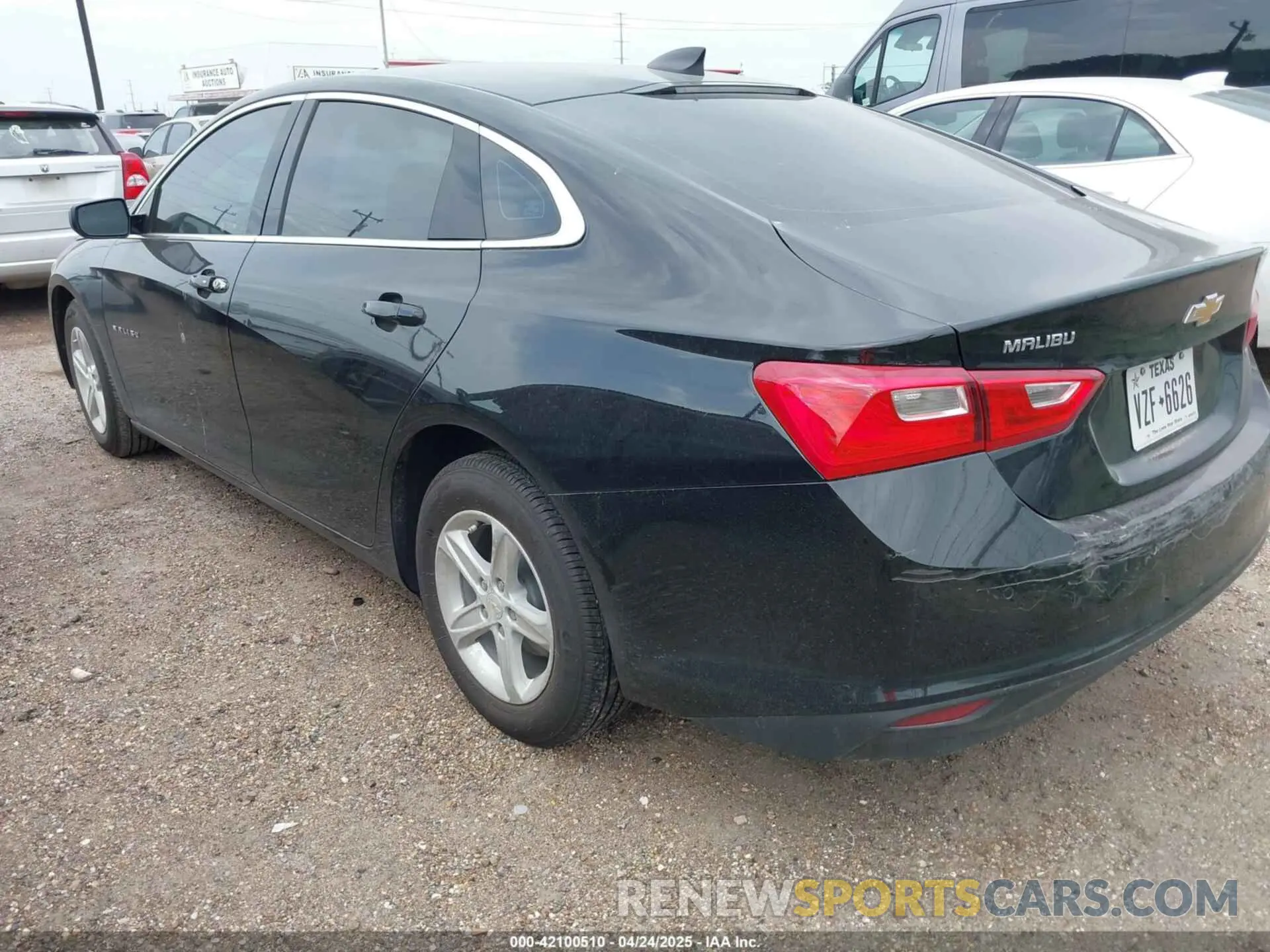 3 Photograph of a damaged car 1G1ZB5ST0SF102851 CHEVROLET MALIBU 2025
