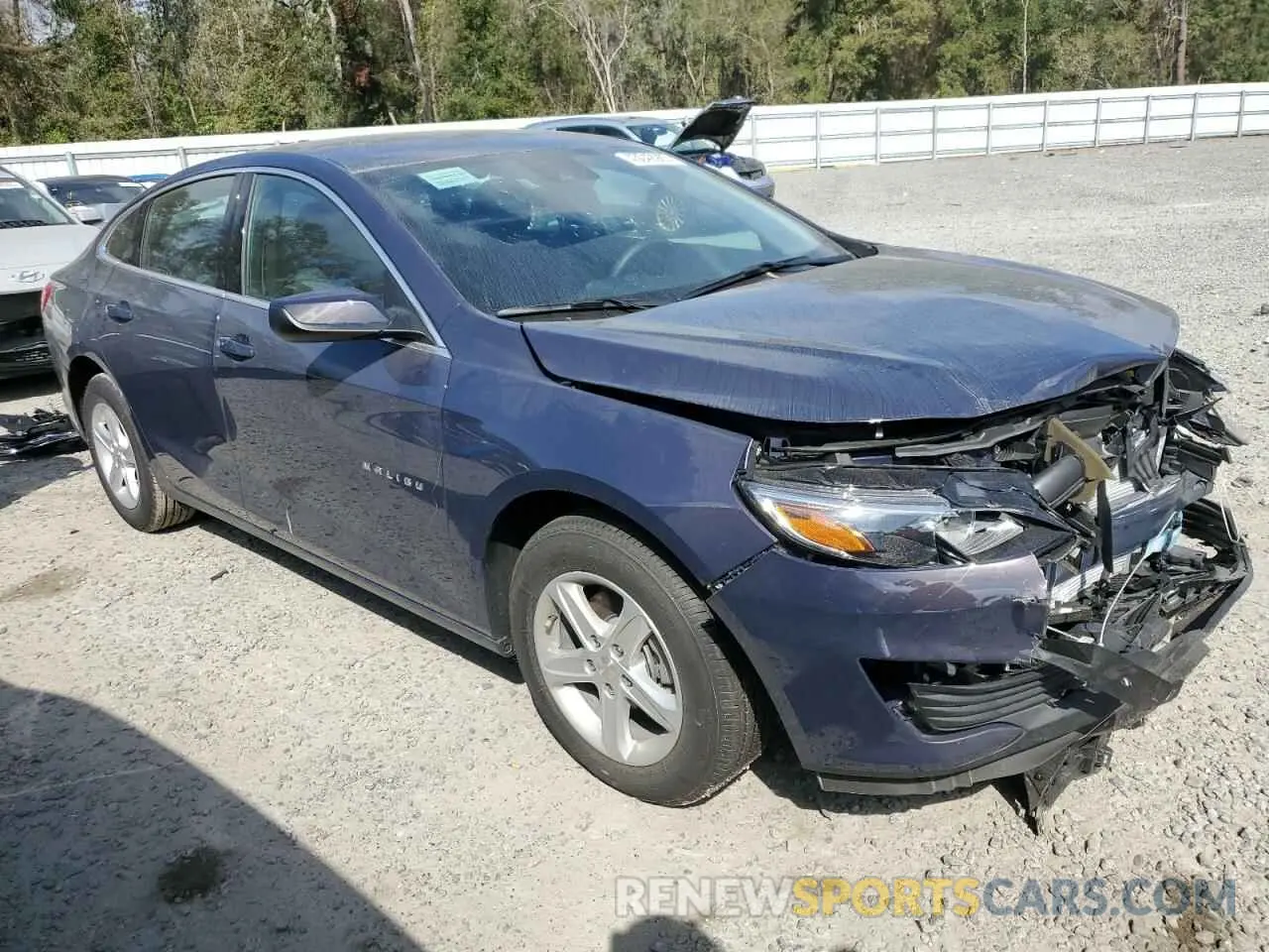 4 Photograph of a damaged car 1G1ZB5ST8SF109708 CHEVROLET MALIBU 2025
