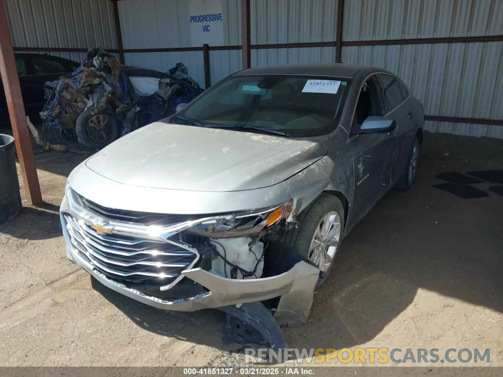 2 Фотография поврежденного автомобиля 1G1ZD5ST0SF125427 CHEVROLET MALIBU 2025