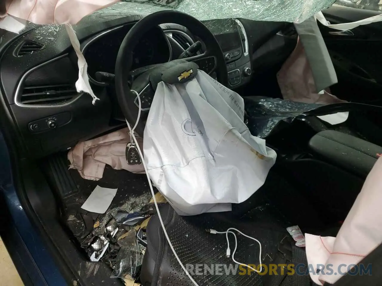 8 Photograph of a damaged car 1G1ZD5ST1SF131088 CHEVROLET MALIBU 2025
