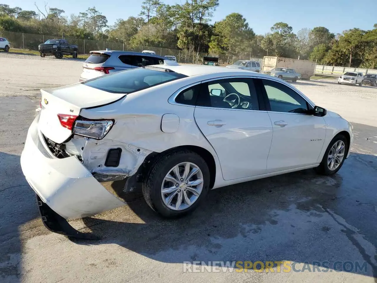 3 Photograph of a damaged car 1G1ZD5ST4SF107240 CHEVROLET MALIBU 2025