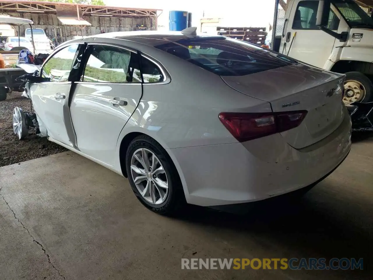 2 Photograph of a damaged car 1G1ZD5ST6SF137209 CHEVROLET MALIBU 2025