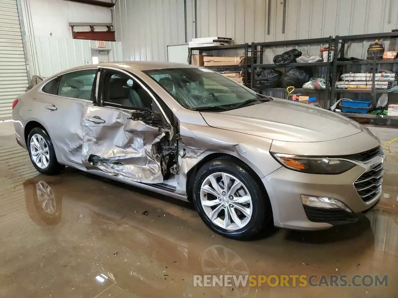 4 Photograph of a damaged car 1G1ZD5ST7SF124629 CHEVROLET MALIBU 2025