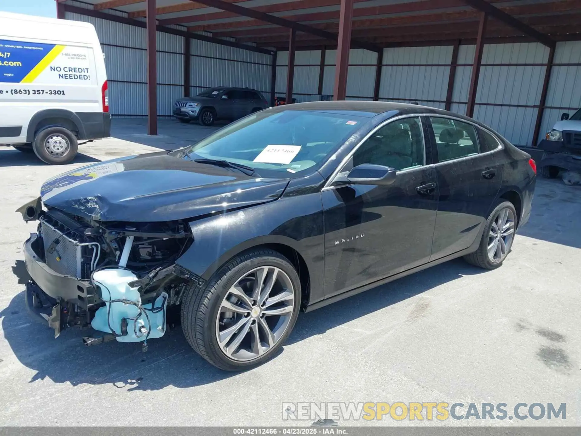 2 Фотография поврежденного автомобиля 1G1ZD5ST8SF149944 CHEVROLET MALIBU 2025